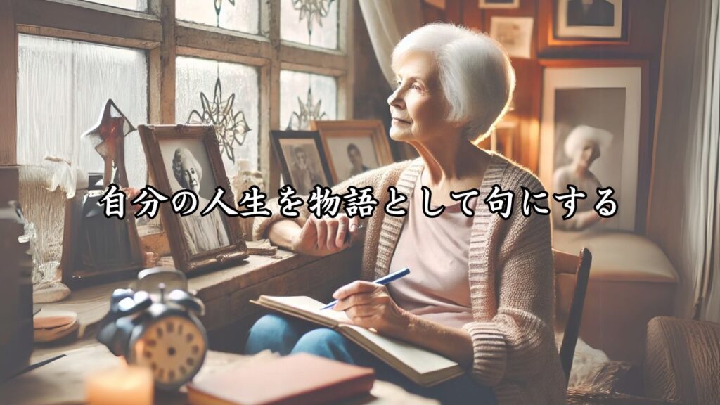 自分の人生を振り返り、心が整う！シニア向け趣味の俳句5つの魅力「自分の人生を物語として句にする」というテーマに沿った画像