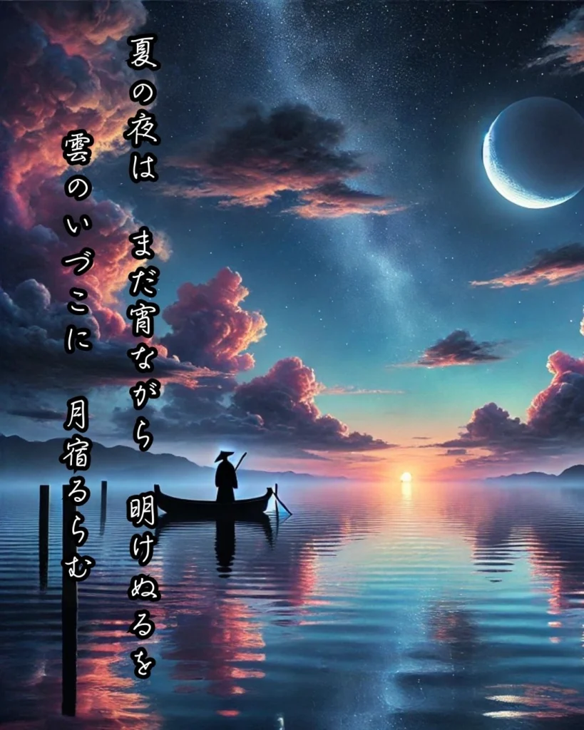 額装 かな書作品 百人一首 夏の夜は 清原深養父 和歌 書道作品 一点物 額装 かな書作品 百人一首 夏の夜は 清原深養父 和歌 書道作品 一点物