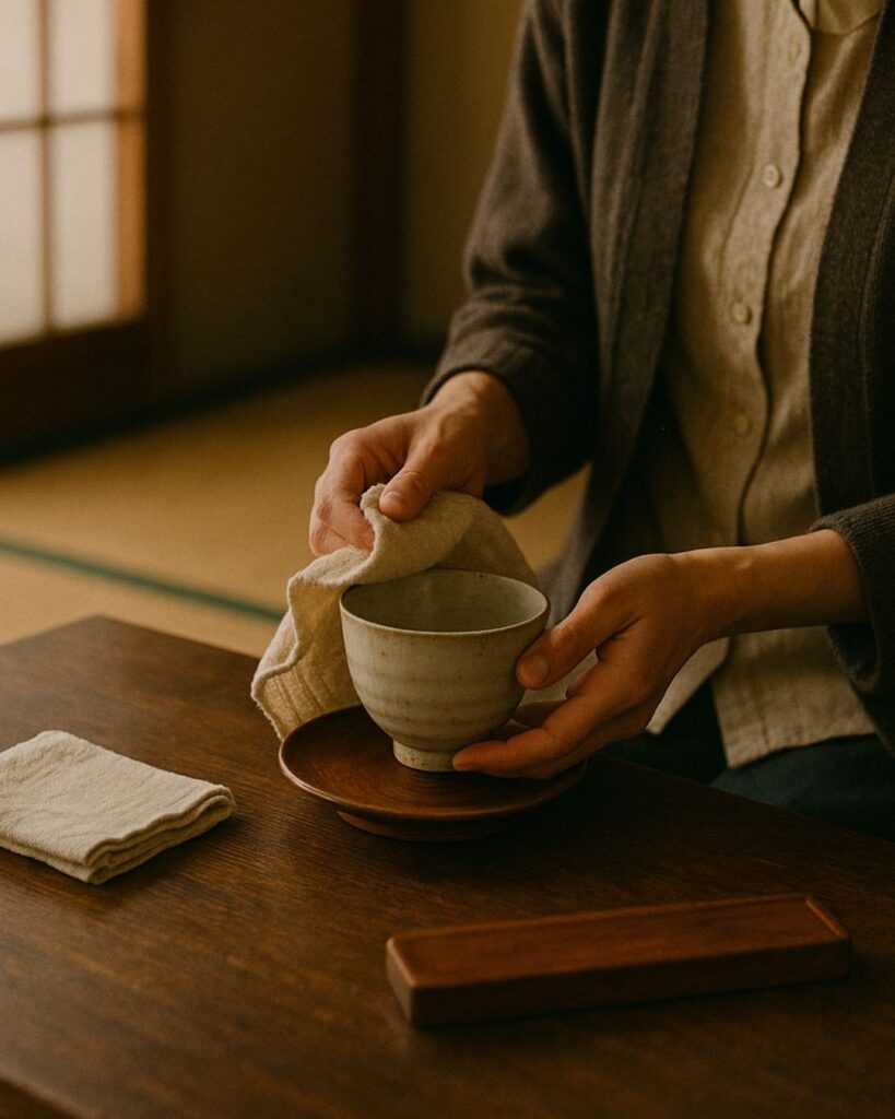 日本の映画監督の名言9選-監督たちが語る静かな情熱「小津安二郎監督」「安物を粗末に使うな。良いものを大事に使え。」この名言のイメージイラスト