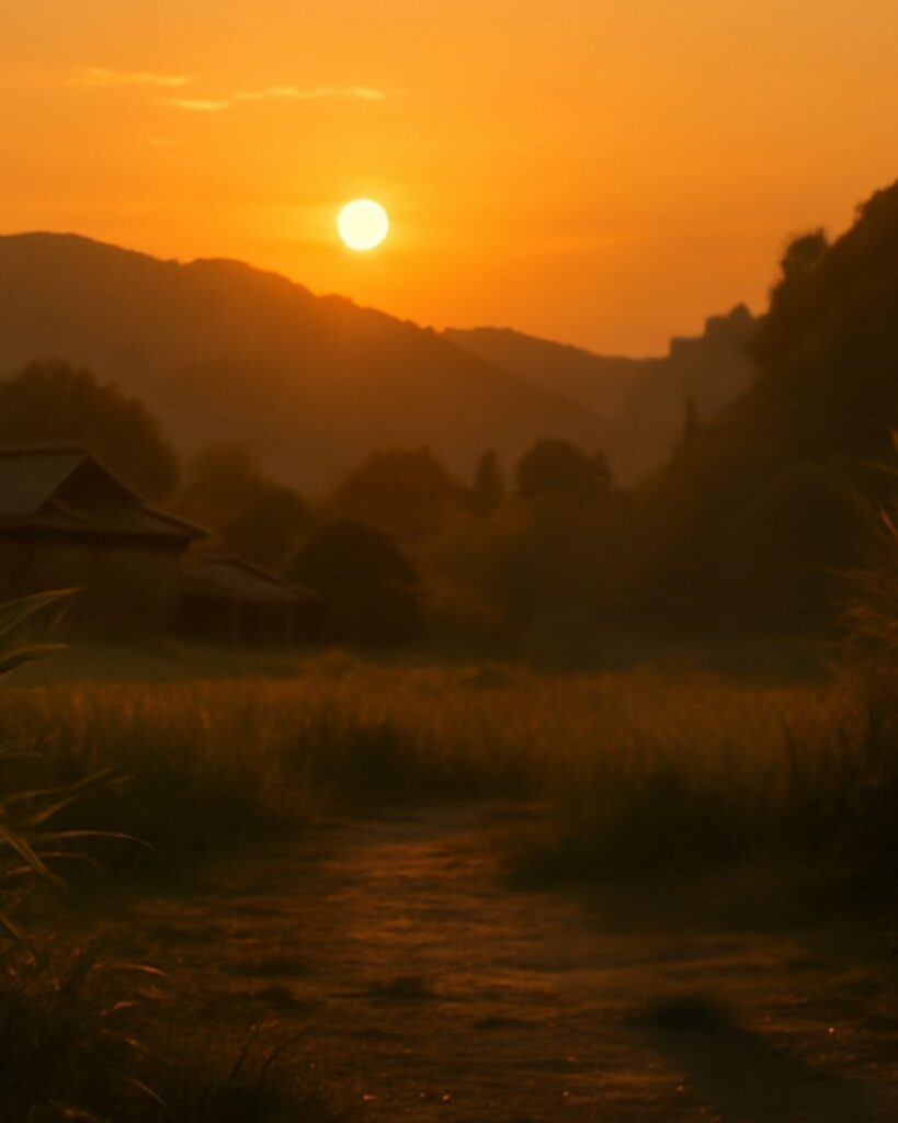 百人一首第58番 大弐三位『有馬山』背景解説–乱るる心音「有馬山 猪名の笹原 風吹けば いでそよ人を 忘れやはする」の情景をテーマにしたイメージの画像