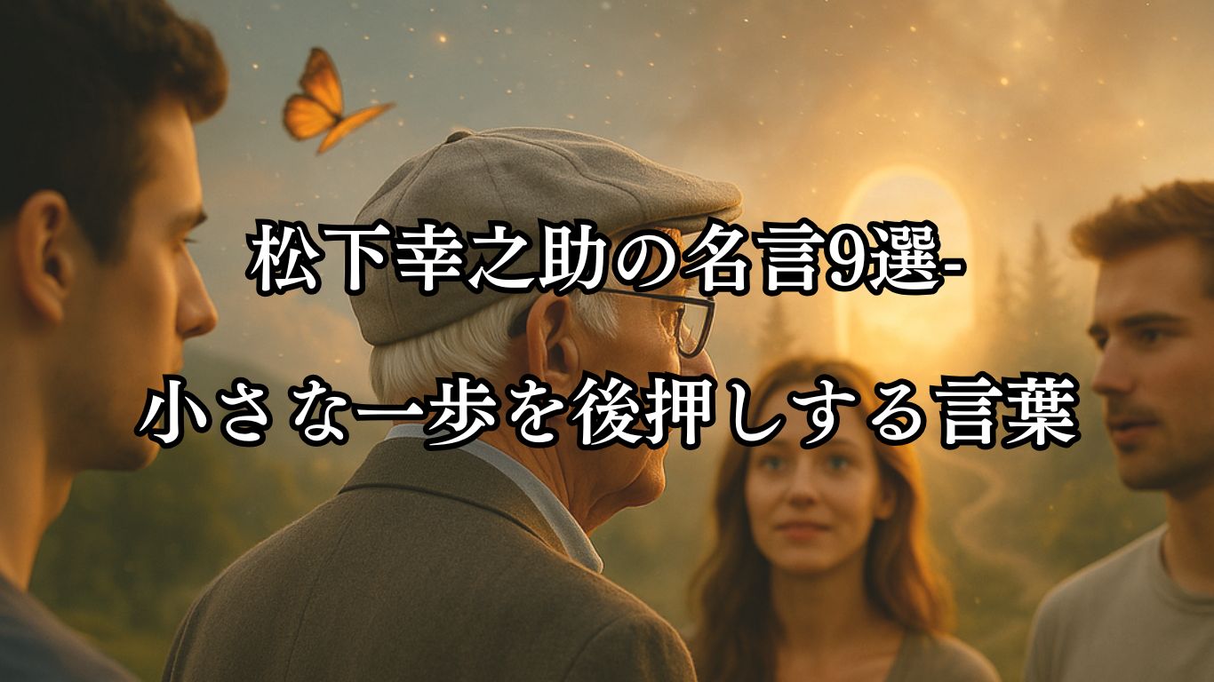 松下幸之助の名言9選-小さな一歩を後押しする言葉「志を立てるのに、老いも若きもない。そして志あるところ、老いも若きも道は必ず開けるのである。」この名言のイメージイラスト
