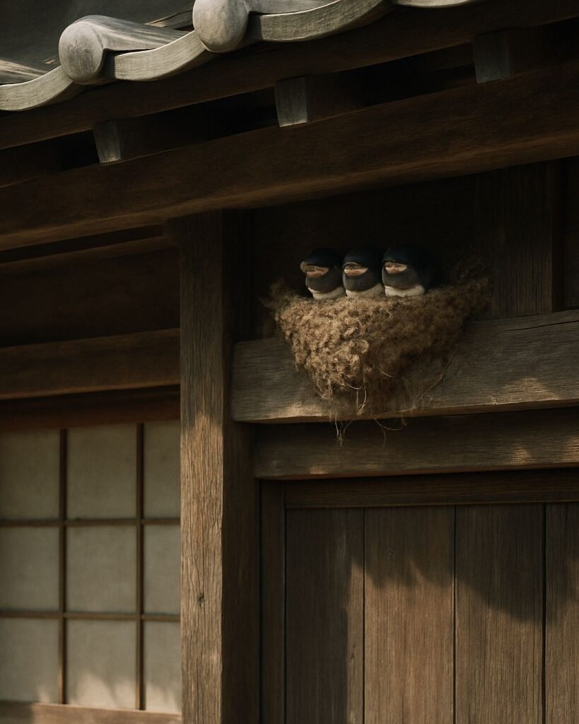 山口青邨の夏の俳句5選-代表作をわかりやすく解説!「燕の子 ゐると思へば 昼しづか」この俳句をイメージした画像