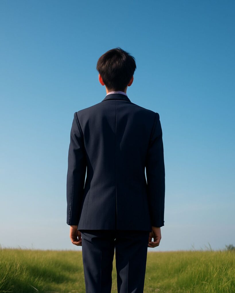 夏目漱石の名言9選–余白にひそむ哲学「真面目とはね、君、真剣勝負の意味だよ。」この名言のイメージイラスト