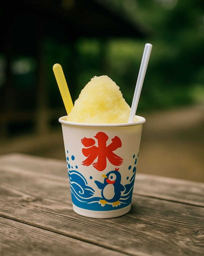 中村草田男の夏の俳句5選-代表作をわかりやすく解説!「六月の 氷菓一盞の 別れかな」この俳句をイメージした画像