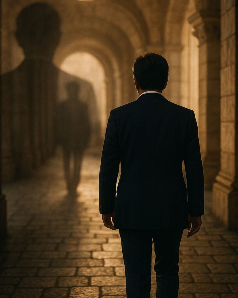 安倍晋三の名言9選–未来を託す言葉「父の志を受け継ぎ、果たせなかった夢を必ず成す。」この名言のイメージイラスト