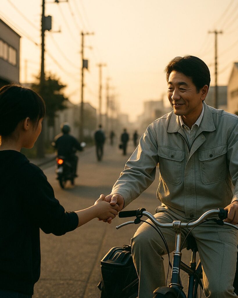 本田宗一郎の名言9選–挑戦と情熱の言葉「世の中に役立つ心がなければならない。」この名言のイメージイラスト