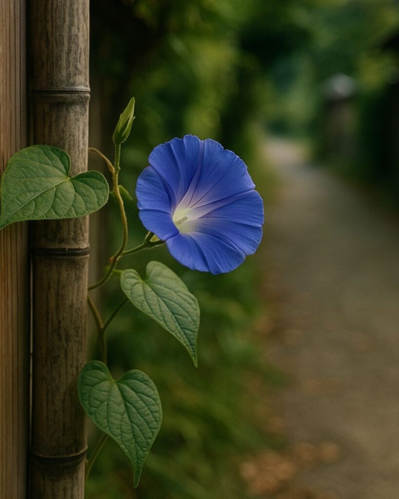 杉山杉風の秋の俳句5選-代表作をわかりやすく解説！「朝顔や　其の日其の日の　花の出来」この俳句をイメージした画像