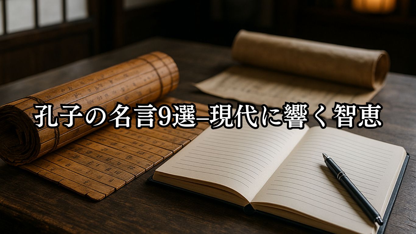 孔子の名言9選–現代に響く智恵「故きを温めて新しきを知る、以って師と為るべし。」この名言のイメージイラスト