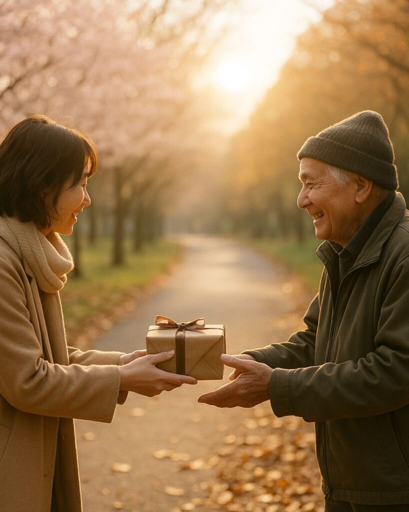 孟子の名言9選–心を磨く生き方「人を愛すれば人にも愛される。」この名言のイメージイラスト