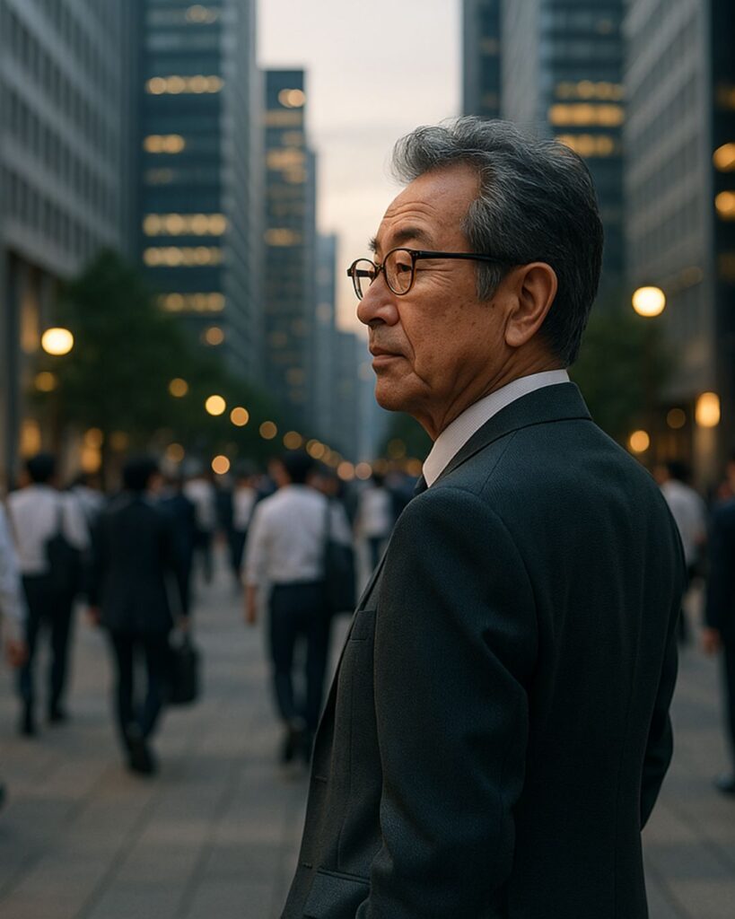 高田純次の名言9選–ゆるく生きる天才哲学「上司は、部下に悪口を言われてこそ一人前だ。」この名言のイメージイラスト