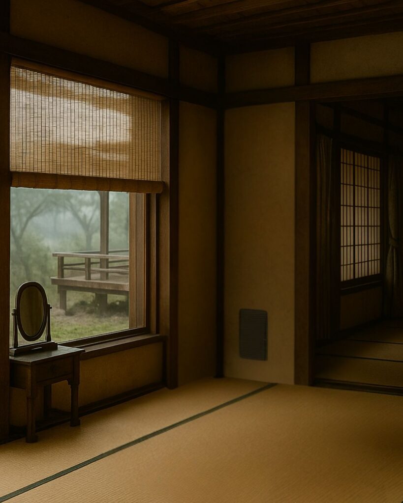 百人一首第80番 待賢門院堀河『長からむ』背景解説–恋のほつれ「長からむ 心も知らず 黒髪の 乱れて今朝は 物をこそ思へ」の情景をテーマにしたイメージの画像