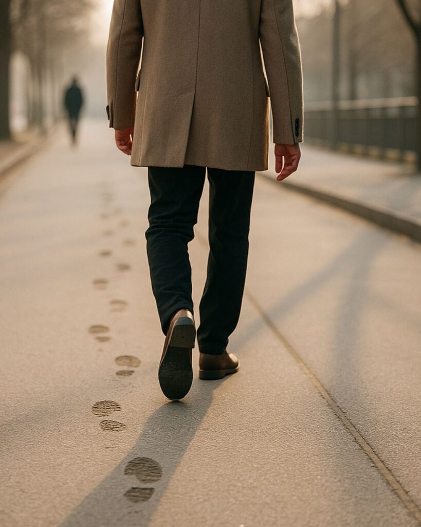 ジョン・ロックの名言9選–理性が導く生き方「行動は、思考を最もよく映し出す。」この名言のイメージイラスト