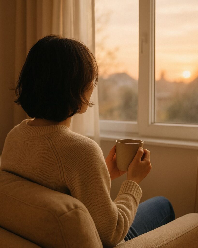 太宰治の名言9選–弱さを抱く生き方「人間三百六十五日、何の心配も無い日が、一日、いや半日あったら、それは幸せな人間です。」この名言のイメージイラスト