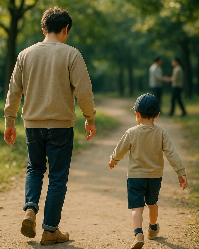 ジョン・ロックの名言9選–理性が導く生き方「人は子どもも大人も、他人の行動を真似る。」この名言のイメージイラスト