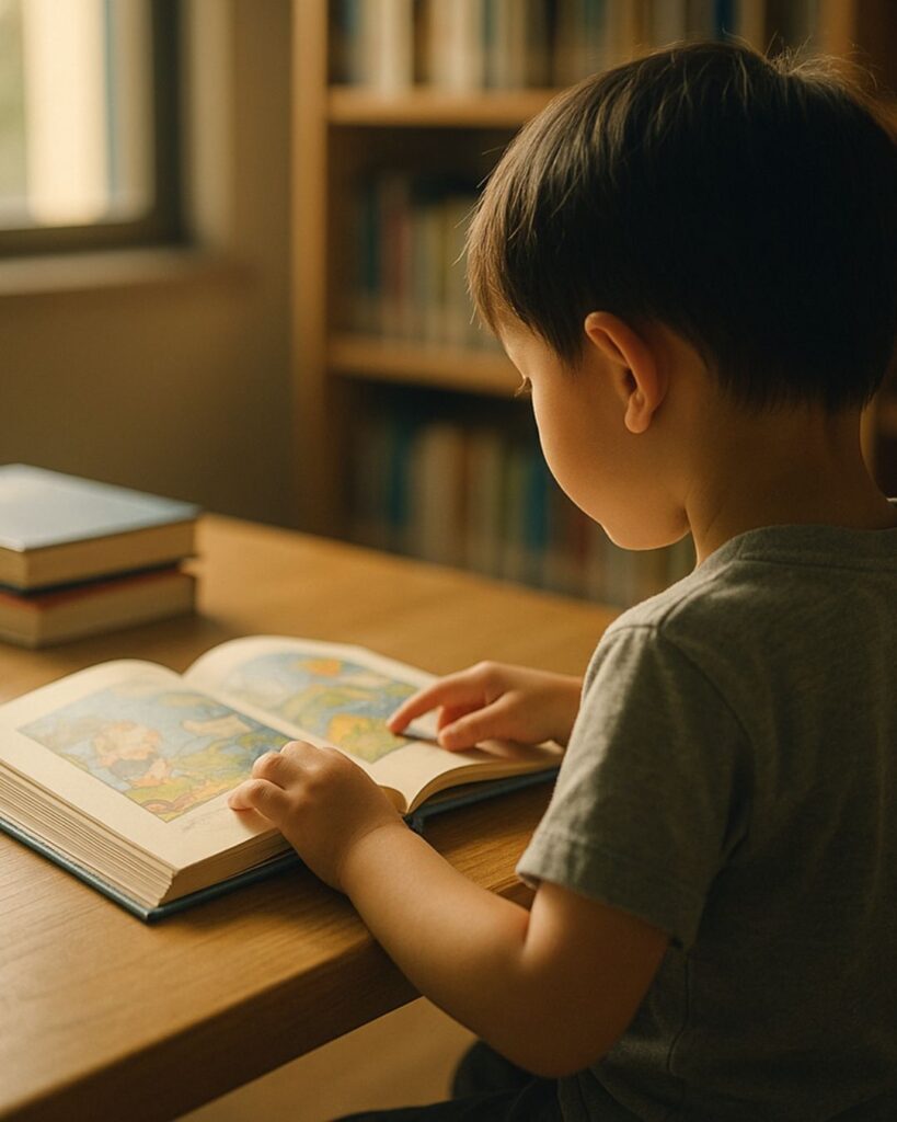 ジョン・ロックの名言9選–理性が導く生き方「子どもの好奇心は、知識への食欲だ。」この名言のイメージイラスト