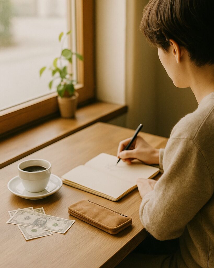 チャップリンの名言9選–笑いに生きる哲学「人生に必要なもの。それは勇気と想像力、そして少しのお金だ。」この名言のイメージイラスト