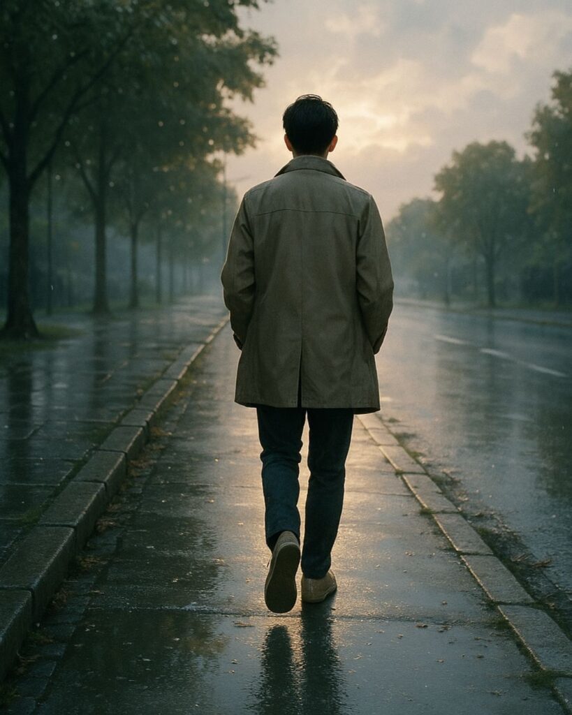 太宰治の名言9選–弱さを抱く生き方「幸福の便りというものは、待っている時には決して来ないものだ。」この名言のイメージイラスト