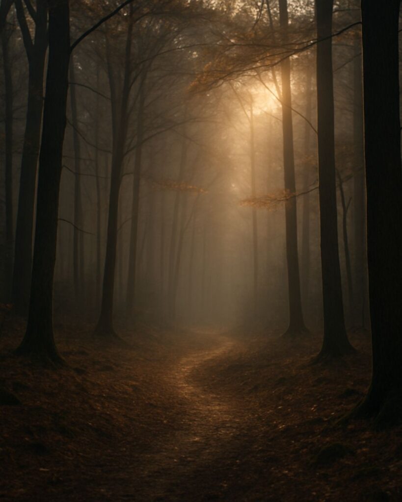 百人一首第83番 藤原俊成『世の中よ』背景解説–道なき嘆き「世の中よ　道こそなけれ　思ひ入る　山の奥にも　鹿ぞ鳴くなる」の情景をテーマにしたイメージの画像