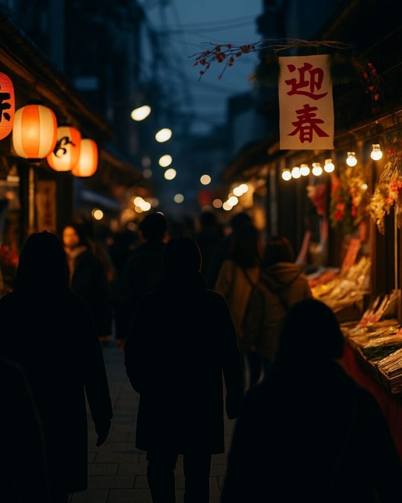 服部嵐雪の冬の俳句5選-代表作をわかりやすく解説！「いづれもの　猫なで声に　年の暮」この俳句をイメージした画像