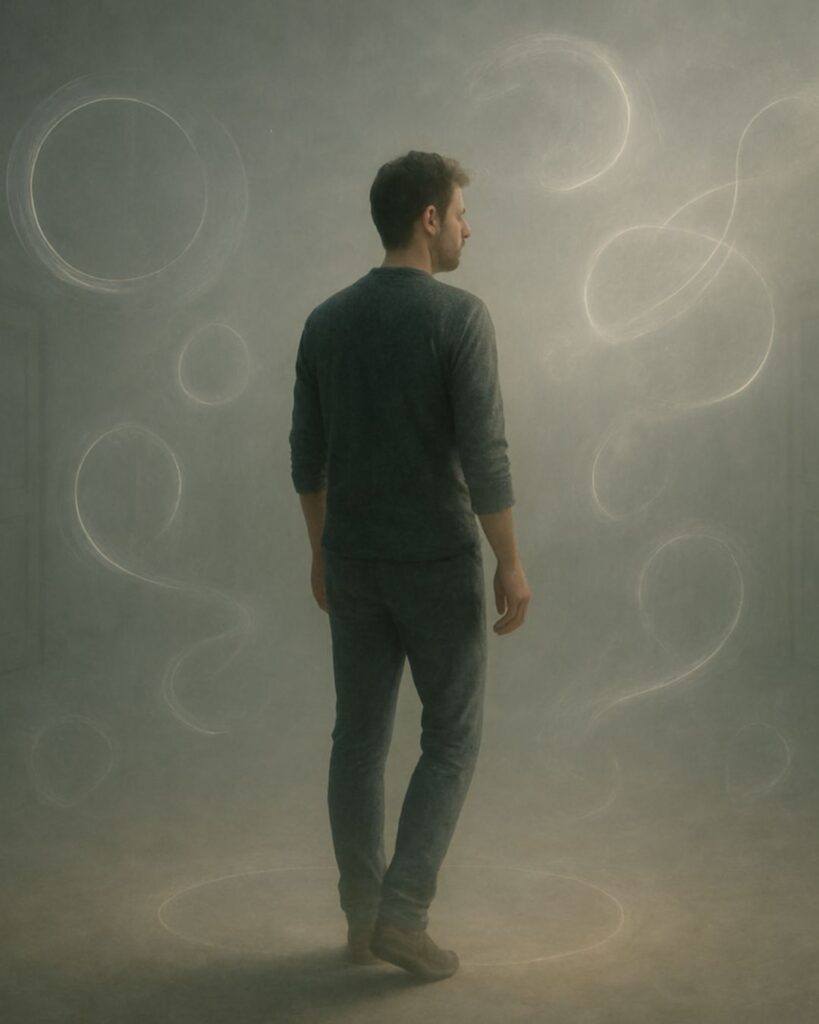 アブラハム・マズローの名言9選–自己成長への指針「自分が何を望んでいるかを知るのは難しい。」この名言のイメージイラスト