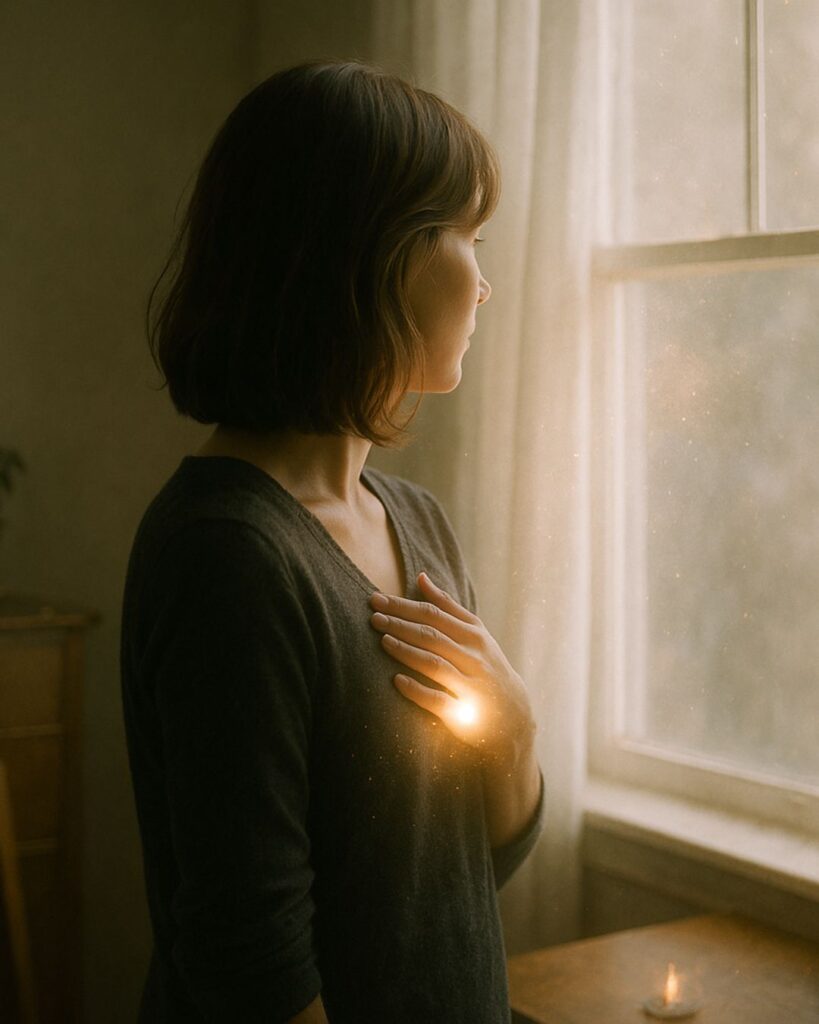 キルケゴールの名言9選-孤独と可能性の哲学「愛はすべてを信じ、しかも欺かれない。」この名言のイメージイラスト