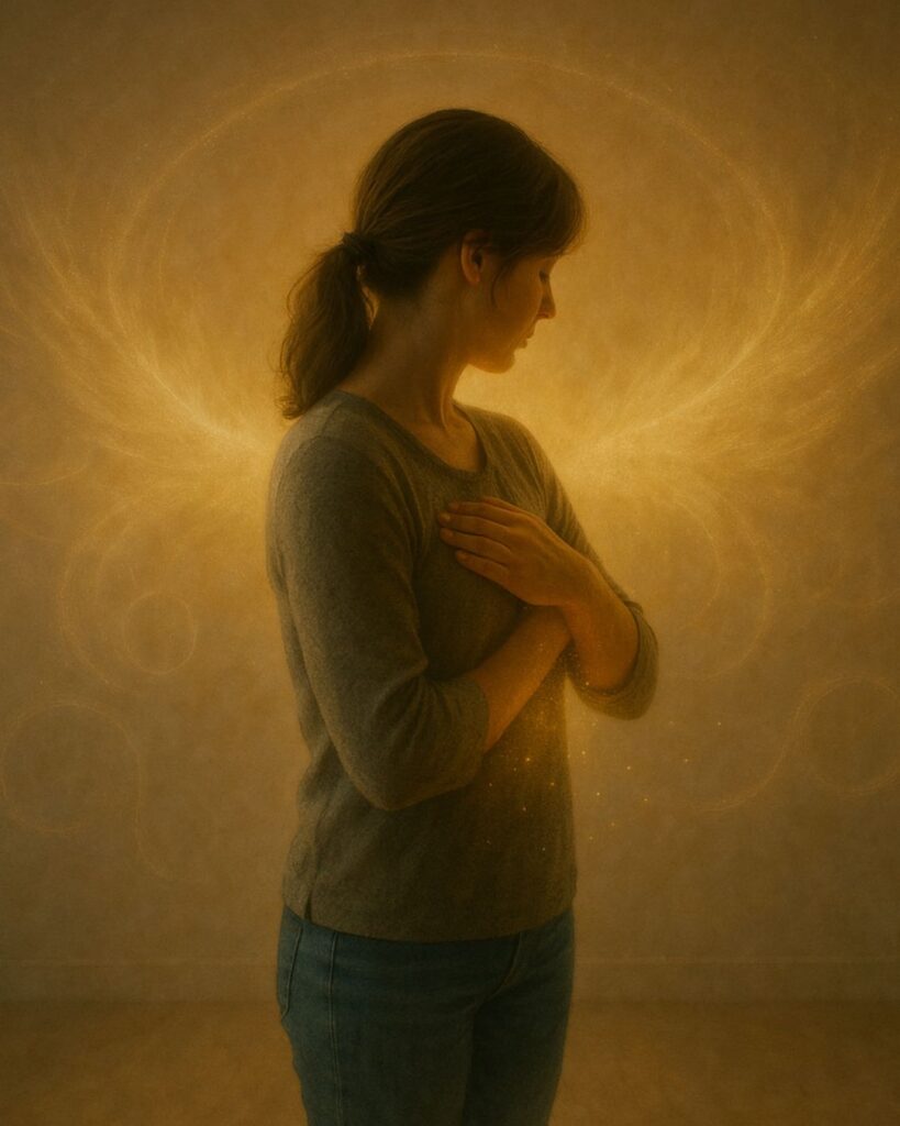 アブラハム・マズローの名言9選–自己成長への指針「人は愛されて安心してこそ、愛を返す。」この名言のイメージイラスト