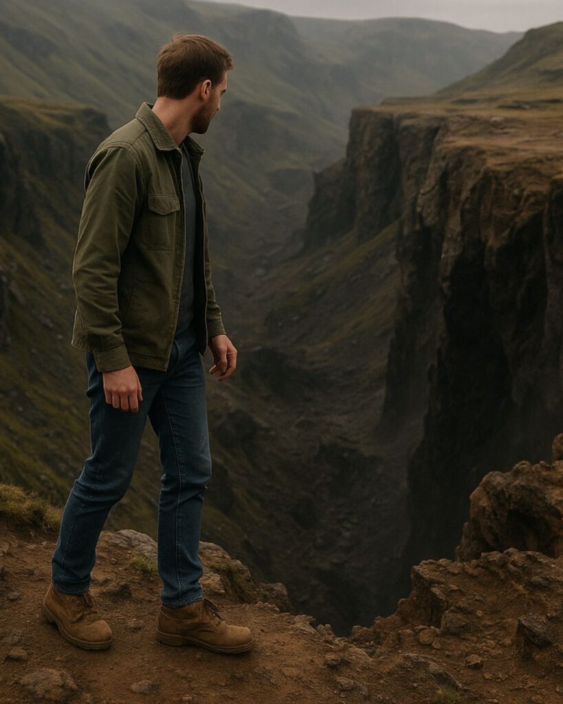 植村直己の名言9選–挑み続ける覚悟「自ら危険に向き合わず、他人の言葉だけでやめるのは言い訳にならない。」この名言のイメージイラスト