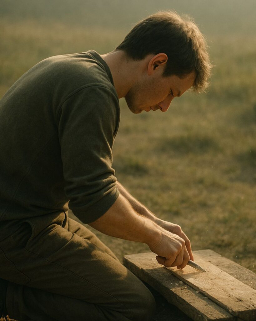 植村直己の名言9選–挑み続ける覚悟「やりたいことに全力で向き合うことは、何より楽しい。」この名言のイメージイラスト