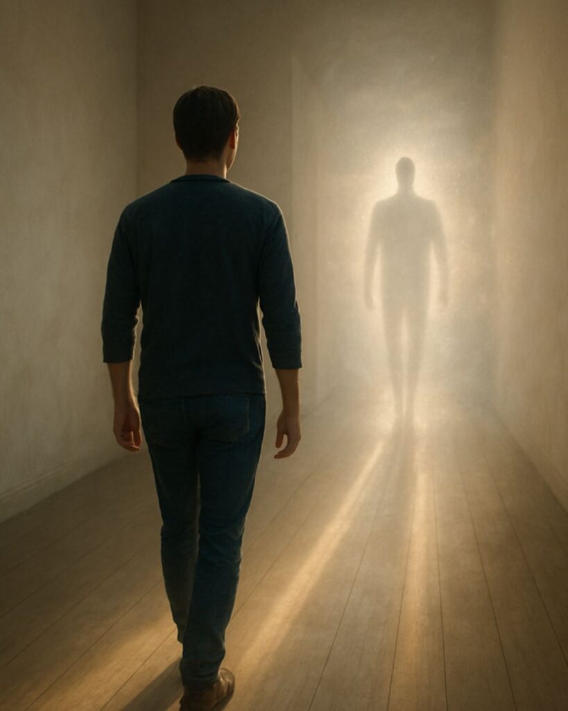 アブラハム・マズローの名言9選–自己成長への指針「自分の可能性以外に競争相手はいない。」この名言のイメージイラスト