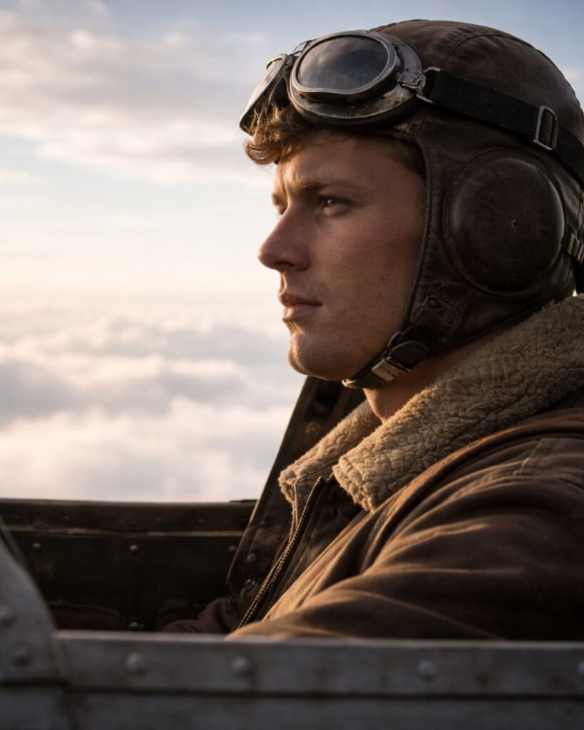 リンドバーグの名言9選–空に賭けた人生「何が起きても、この瞬間に生きているだけで十分だ。」この名言のイメージイラスト