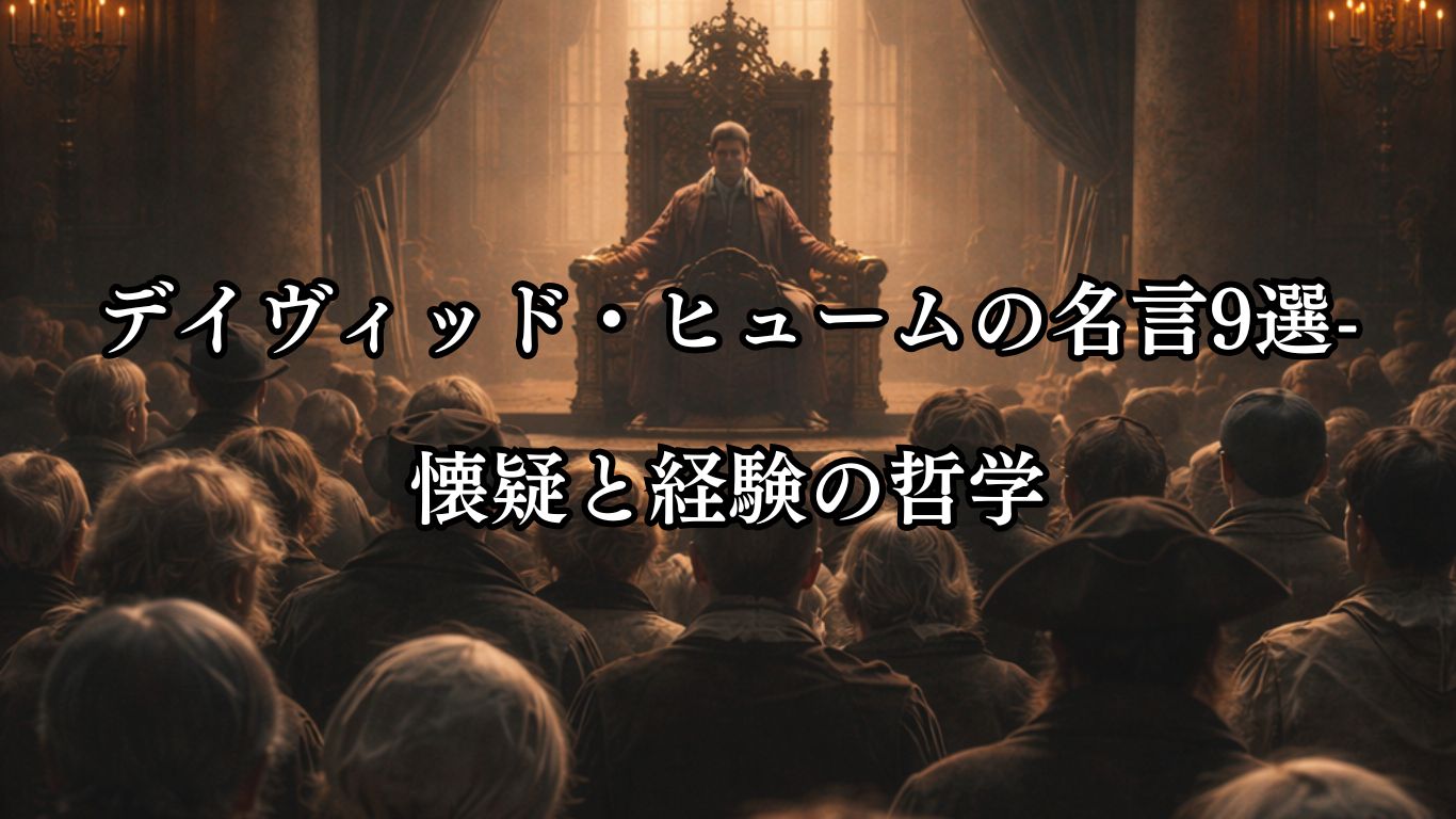 デイヴィッド・ヒュームの名言9選-懐疑と経験の哲学「支配の力は為政者ではなく、最終的には従う側の人々にある。」この名言のイメージイラスト