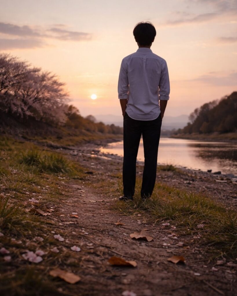 石川啄木の青春の短歌5選-空にひらくことば「かなしみと いはばいふべき 物の味 我の嘗めしは あまりに早かり」この短歌をイメージした画像